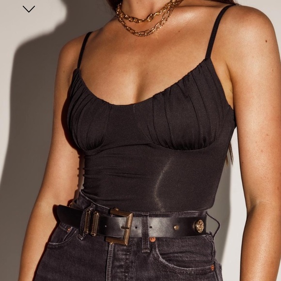 Princess Polly Tops - Black bodysuit